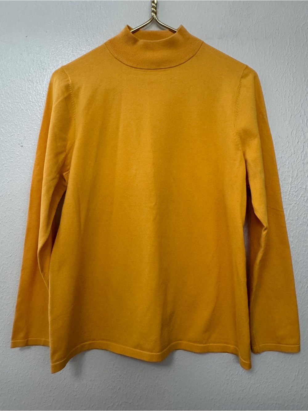 Pendleton Golden Yellow Mock Neck Sweater